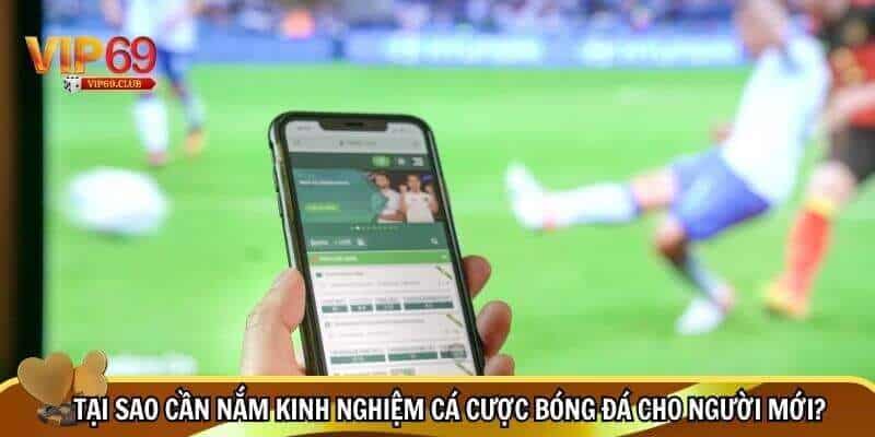 Kinh Nghiệm Cá Cược Bóng Đá Cho Người Mới - Bí Quyết Tránh Thua, Dễ Thắng 3 Kinh nghiệm cho người mới trước khi đặt cược cá độ bóng đá