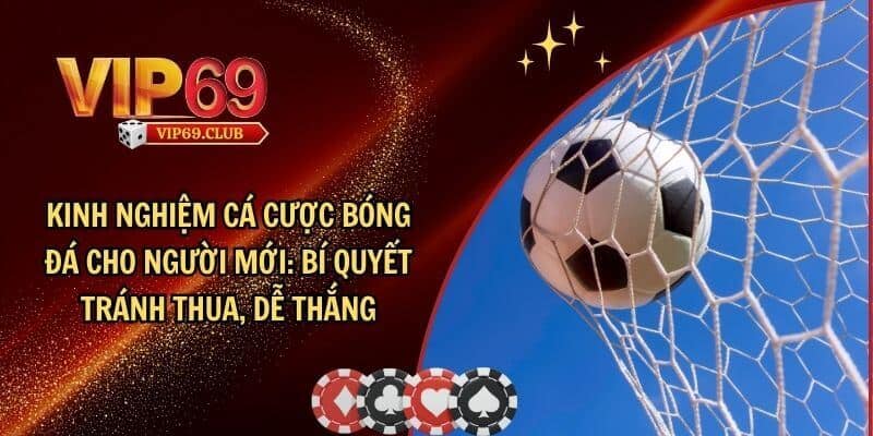 Kinh Nghiệm Cá Cược Bóng Đá Cho Người Mới - Bí Quyết Tránh Thua, Dễ Thắng