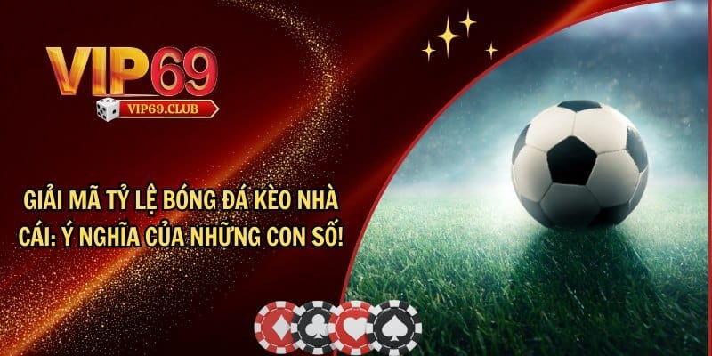 Giải mã tỷ lệ bóng đá kèo nhà cái: Ý nghĩa của những con số!